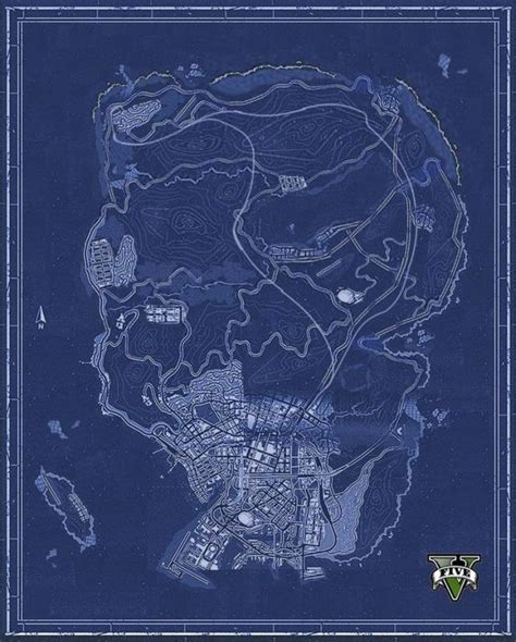 Grand Theft Auto V Map Made By Fans The Mary Sue