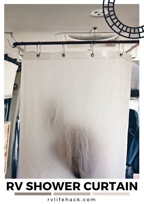 RV Shower Curtain Ideas (RV Outdoor Shower Curtain) | Rv life hacks