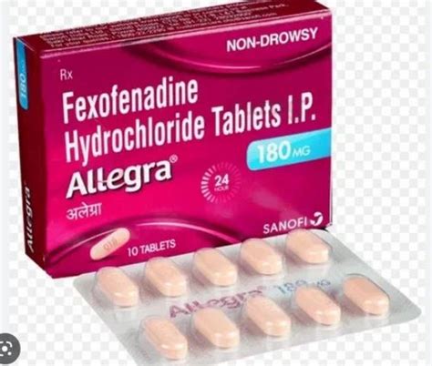 Allegra 180 Mg Tablet 10x10 At Rs 300box In Nagpur Id 2850866142091