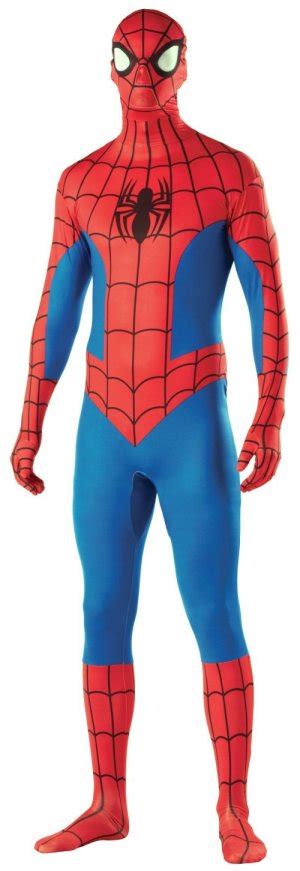 Spider Man 2nd Skin Full Body Suit Costume Spiderman Jumpsuit Unitard