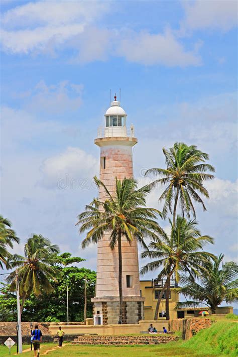 Galle Fort S Lighthouse Sri Lanka Unesco World Heritage Stock Photo