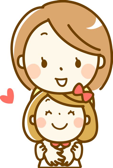 Onlinelabels Clip Art Mother And Daughter 1