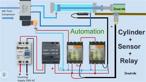 Automation Pneumatic Cylinder With Sensor And Relay Reed Switch8