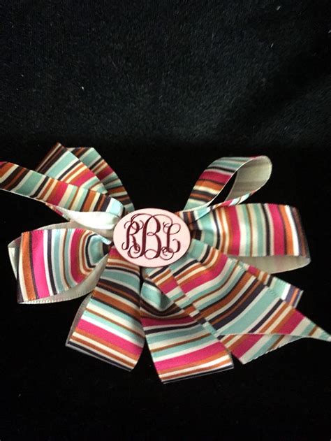 Personalized Bows For Add Names Monograms Mascots Etc Specify Colors And Engraving