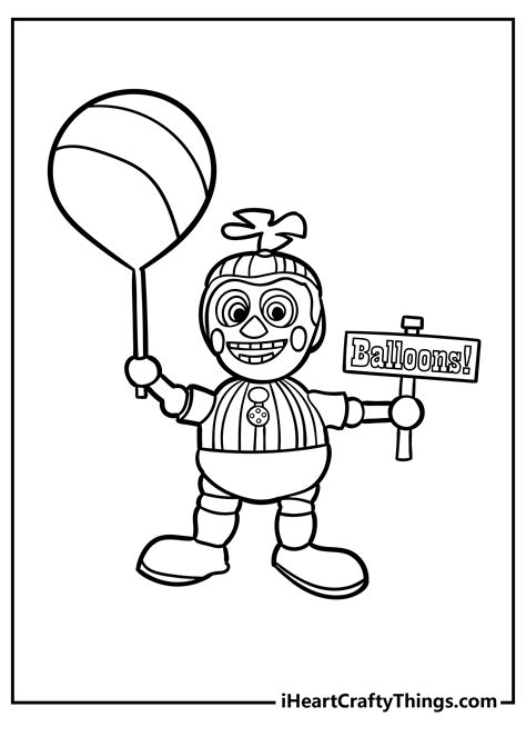Printable Five Nights At Freddys Coloring Pages Updated 2023 2023