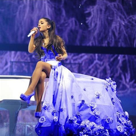 Dress Ariana Grande Shoes Gown Purple Dress Ball Gown Dress