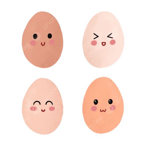 Cute Egg Png Image Set Of Cute Eggs Cute Egg Chicken Eggs Hand