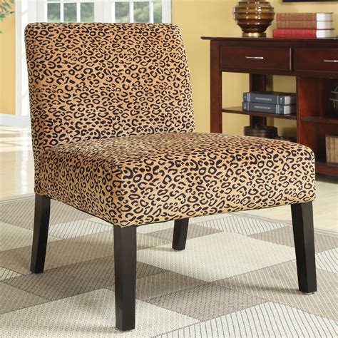 Animal print armchair uk arm designs. Shop Coaster Fine Furniture Casual Gold/Leopard Accent ...