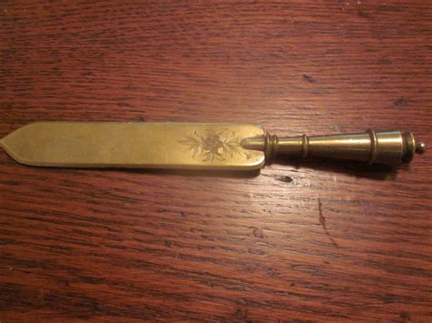 An Antique Trench Art Gilt Bronze Letter Opener Wwi Creation Etsy