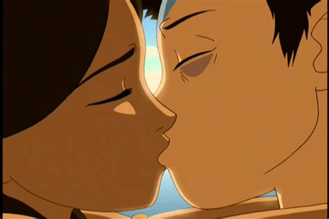 Aang And Katara Kiss