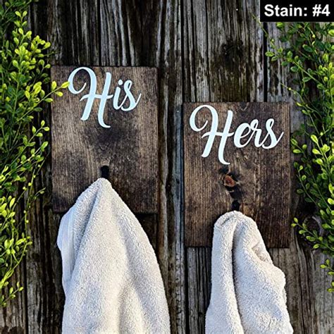 His And Hers Handmade Towel Hooks Bathroom Wall Decor Towel Rack For