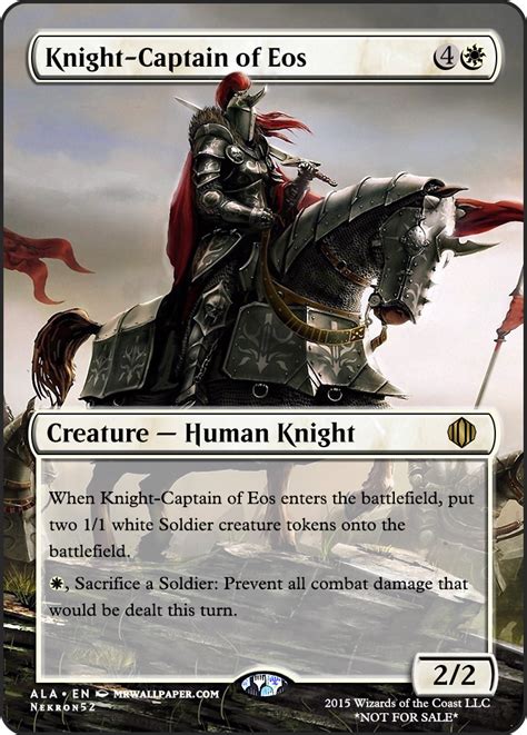 Knight Captain Of Eos Magic The Gathering Cards Magic Cards Magic