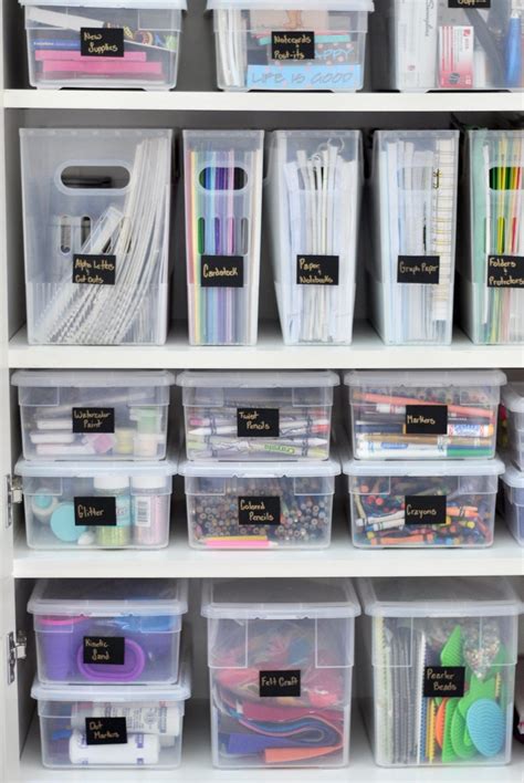 Craft Closet Organization Stationary Organization Home Organisation