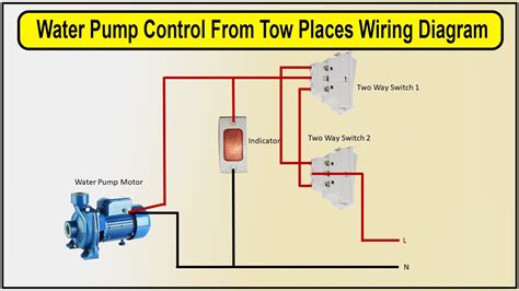How To Make Water Pump Control From 2 Places Wiring Diagram One Motor