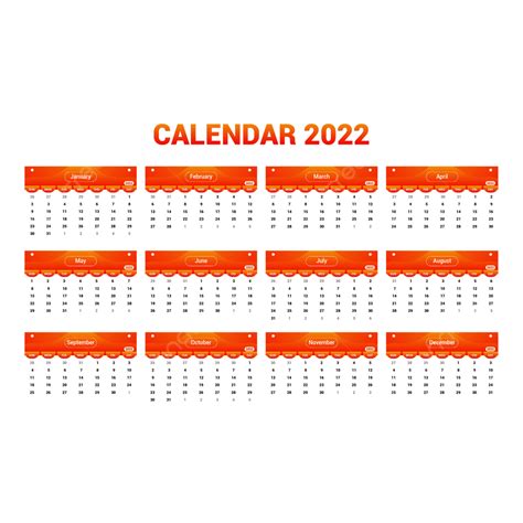 Modern Calendar Vector Design Images Modern Calendar Design In 2022
