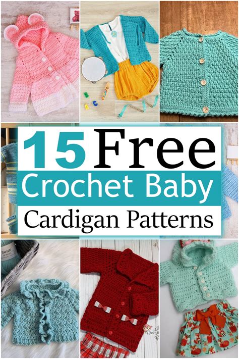 15 Free Crochet Baby Cardigan Patterns All Crochet Pattern