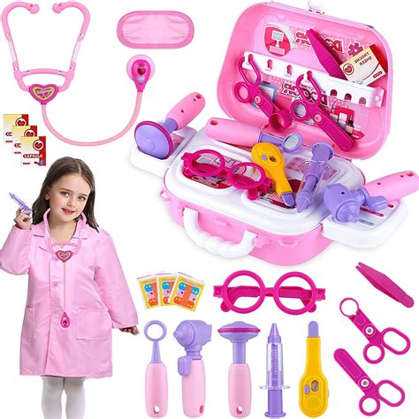 Buy Toy Doctor Kit For Girls Kids Doctor Set With Carry Case Play