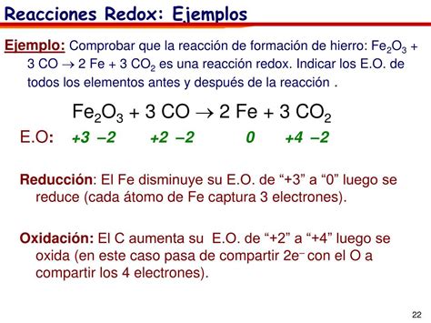 Ppt Reacciones De Transferencia De Electrones Redox Reacciones De