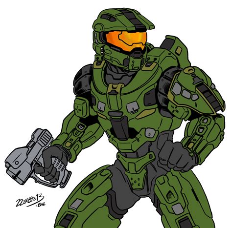 Halo Master Chief By Zzombiexiii On Deviantart