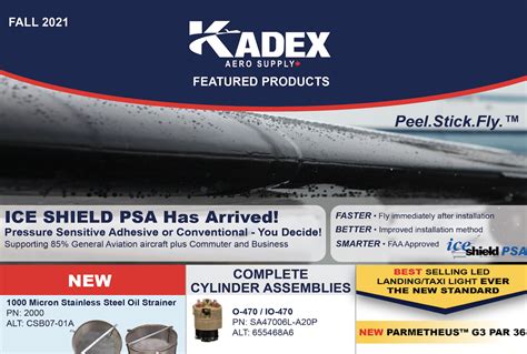 Fall 2021 Featured Flyer Kadex Aero Supply Aircraft Parts And Service