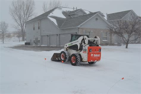 Snow Plowing Skid Steer Green Thumb Advice