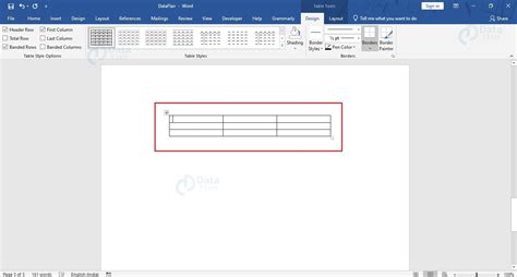 How To Add Rows And Columns In A Table In Word Dataflair