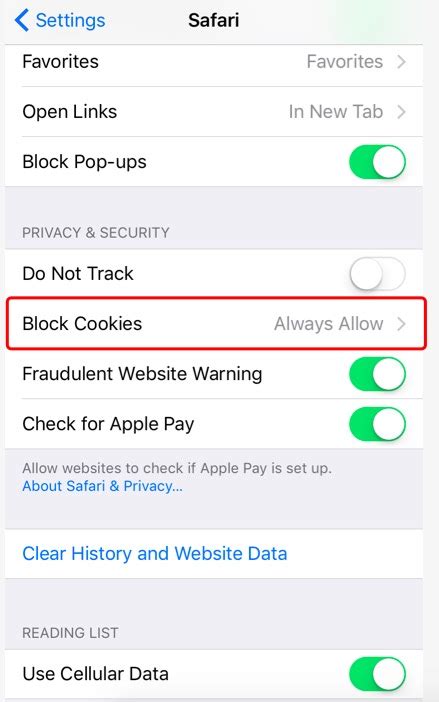 If they aren't, tap cookies, then tap cookies again to allow them. How to Enable Cookies on iPhone | Leawo Tutorial Center