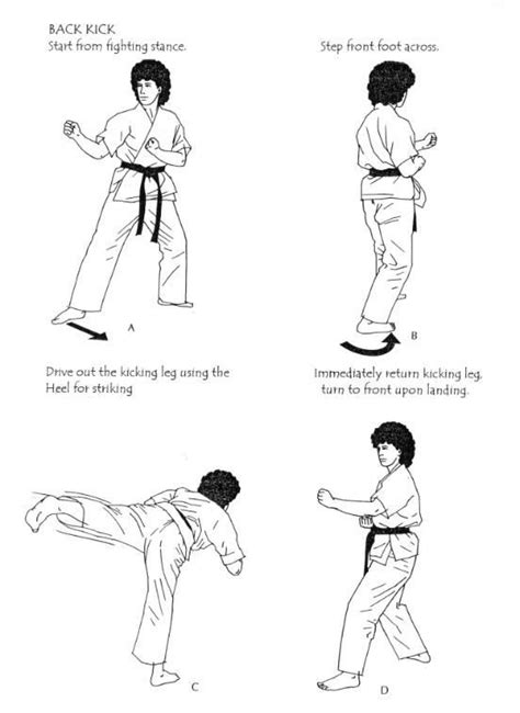 An Instruction Manual For How To Do The Karate Kick With Two Hands And One Leg