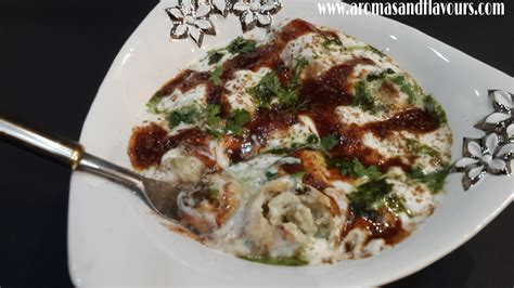 dahi vada lentil dumplings in chilled yogurt aromas and flavors from my kitchen