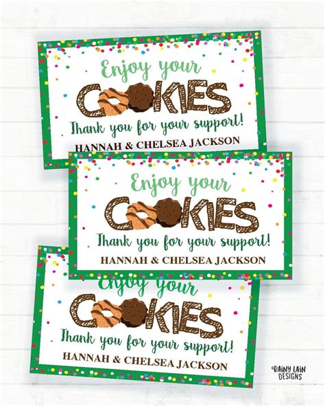 Free Printable Thank You Cards For Girl Scout Cookies

