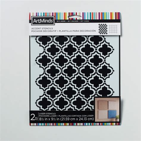 Diy Home Moroccan Pattern Accent Stencils By Artminds