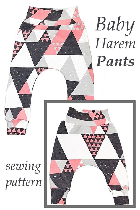 Baby Harem Pants Sewing Pattern 1 24 Months Sew Modern Kids