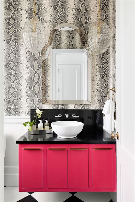 20 Modern Pink And Black Bathroom