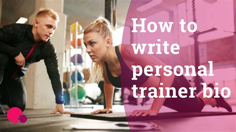 how to write a personal trainer bio including 5 templates
