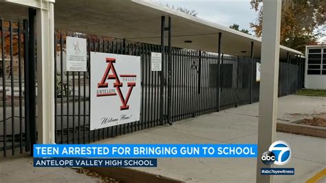 15 Year Old Student Brings Gun To Lancaster High School Officials Say