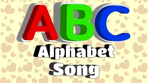Abc Alphabet Song Nursery Rhyme Fun Rhyme Abc Song Youtube