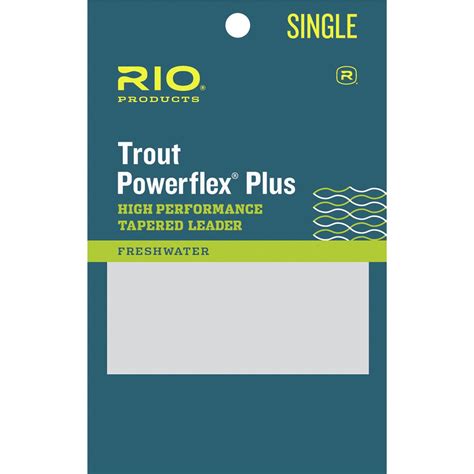 Rio Powerflex Plus Leader Single Fly Fishing