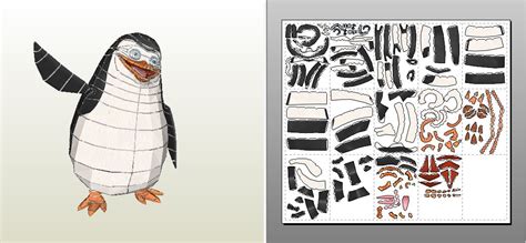 Papercraft Template Of Private Penguin By M4r3k0001 On Deviantart
