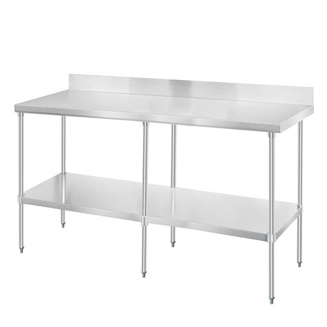hotel kitchen equipment stainless steel work table with round leg china stainless kitchen