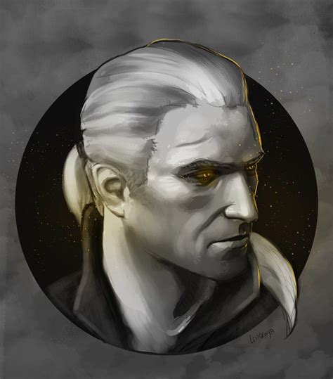 Geralt Of Rivia The White Wolf By Mephistopheies The Witcher Books
