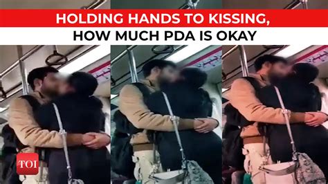 Pda Video Of Couple Kissing In Delhi Metro Goes Viral Twitterati React Toi Original Times
