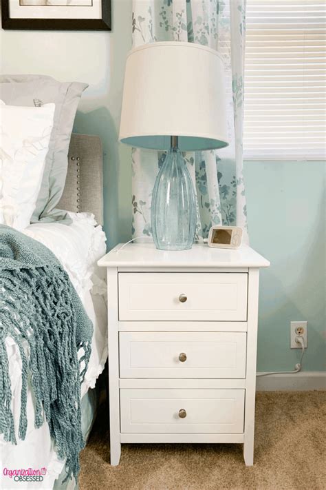 How To Easily Hide Bedside Cords Organization Obsessed