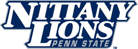 Penn State Nittany Lions Logo Wordmark Logo Ncaa Division I N R