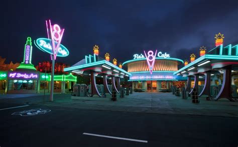 More Of Cars Land At Night Through A Photographers Lens At Disney