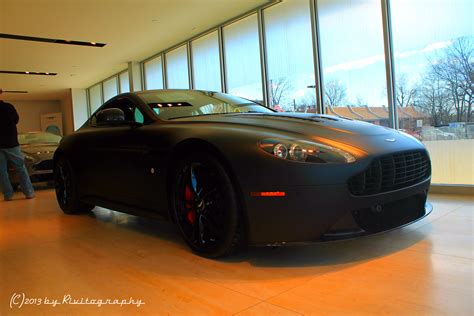 For Sale Satin Black Aston Martin V12 Vantage Gtspirit