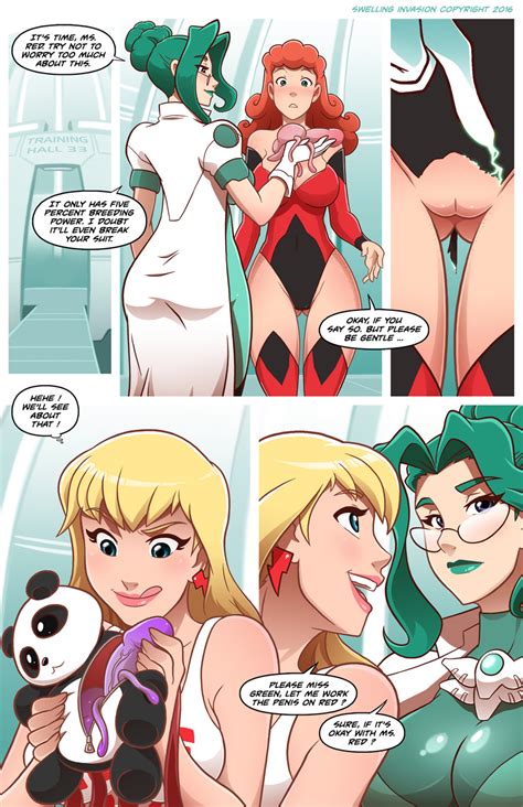 Swelling Invasion Issue 3 Page 04 By Monocle Hentai Foundry
