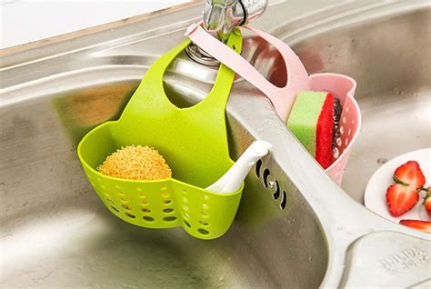 Buy Jlt 2 Sided Kitchen Sink Hanging Strainer Storage Holder Bag Sponge