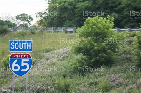 Interstate 65 South Road Sign Stock Photo Download Image Now 2015