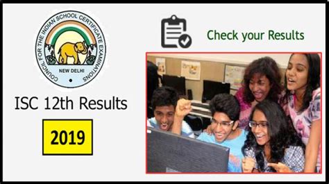 Isc Class 12 Examination Results 2019how To Check
