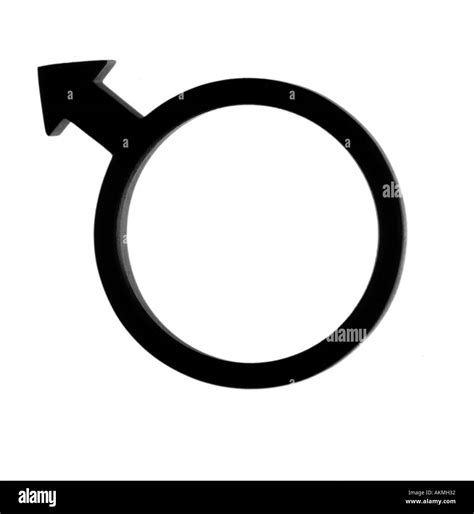 Male Gender Sign Boy Man Men Masculine Symbol Silhouette Stock Photo